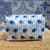 The Tulip Cotton Quilted Wash Bag The Tulip Cotton Quilted Wash Bag