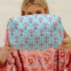 Malabar Bloom Quilted Make Up Bag