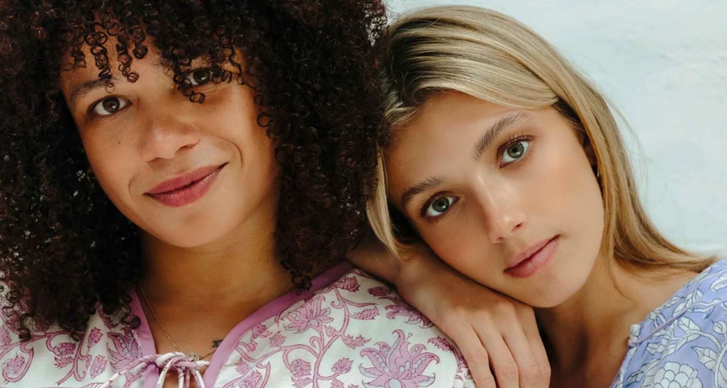 Nathalie and Oliie wearing boho dresses