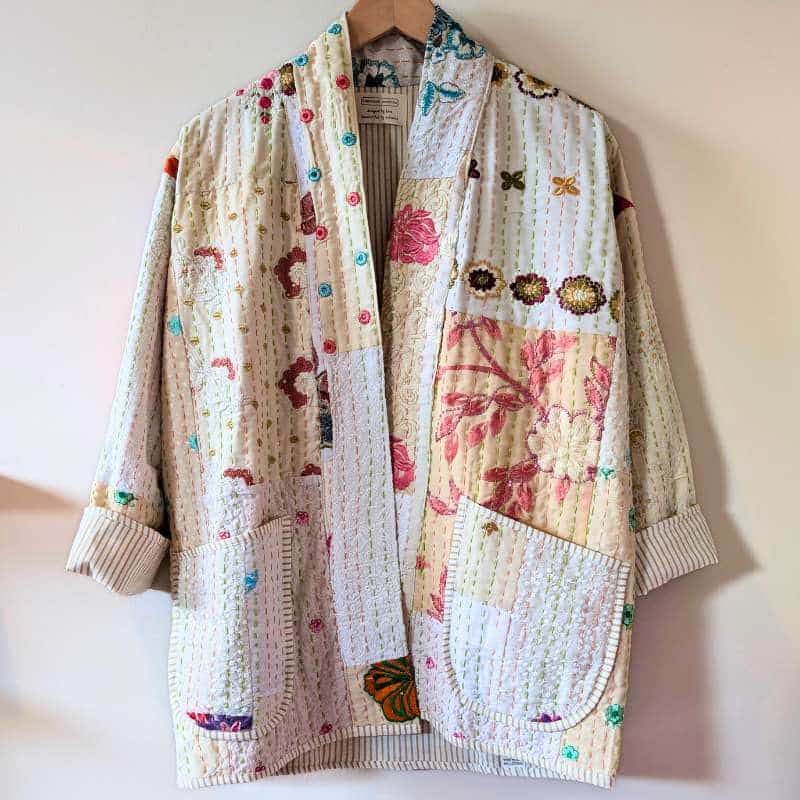 Ivory cream patchwork jacket Ivory cream patchwork jacket
